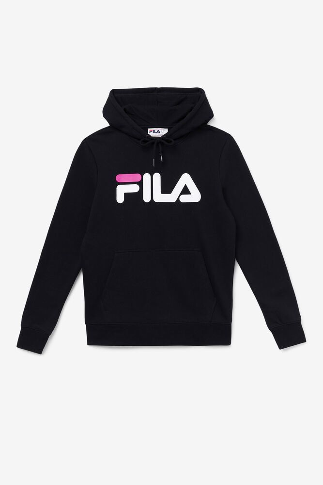 Fila Hoodie Womens Black Lucy - Ireland 52964-YOTP